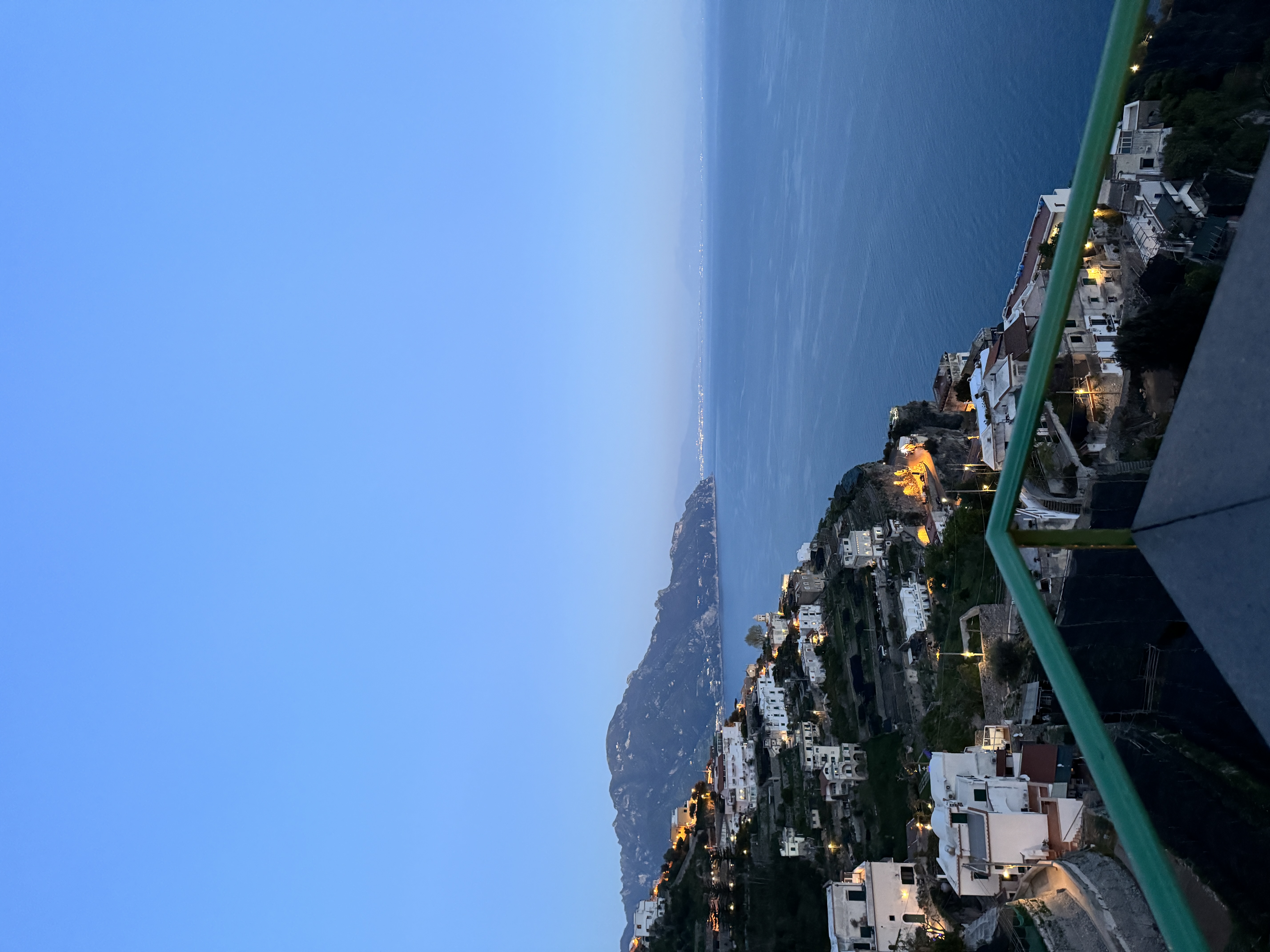 Dusk over the Amalfi Coast